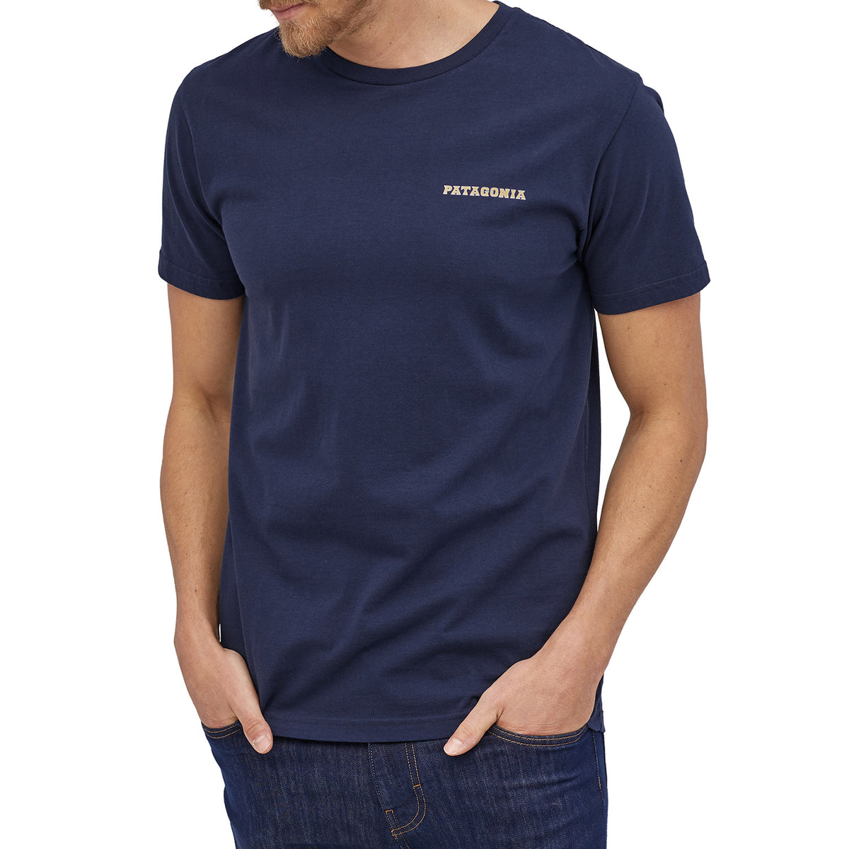 Patagonia Summit Road Organic T-Shirt - Men's Classic Navy