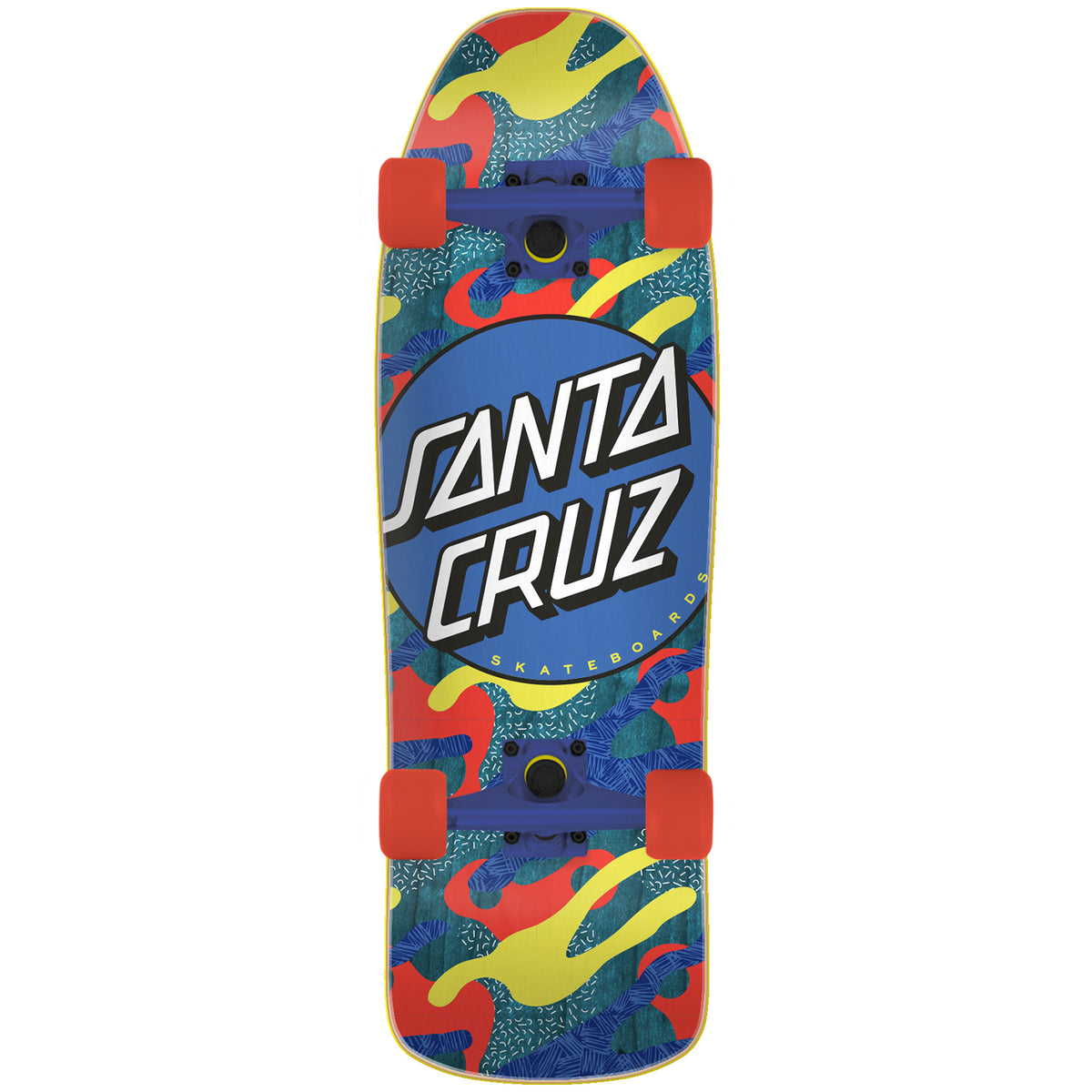 Santa Cruz Mini Primary Dot 80s Cruzer 8.39 Skateboard Complete