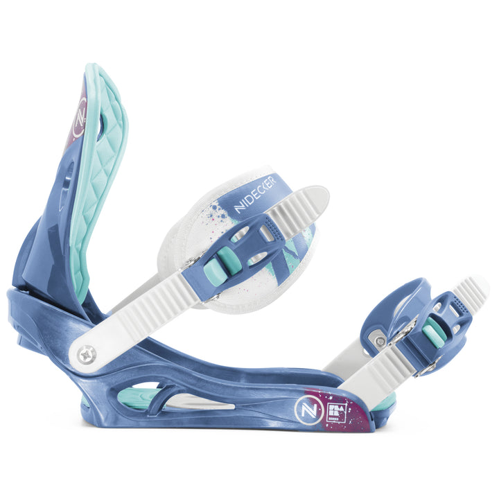 Nidecker Flake Snowboard Bindings - Girls' 2020 Blue