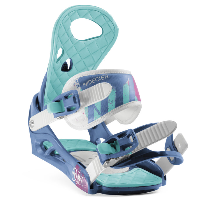 Nidecker Flake Snowboard Bindings - Girls' 2020 Blue