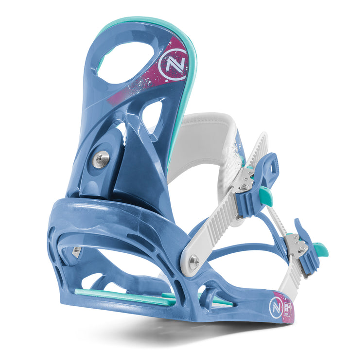 Nidecker Flake Snowboard Bindings - Girls' 2020 Blue