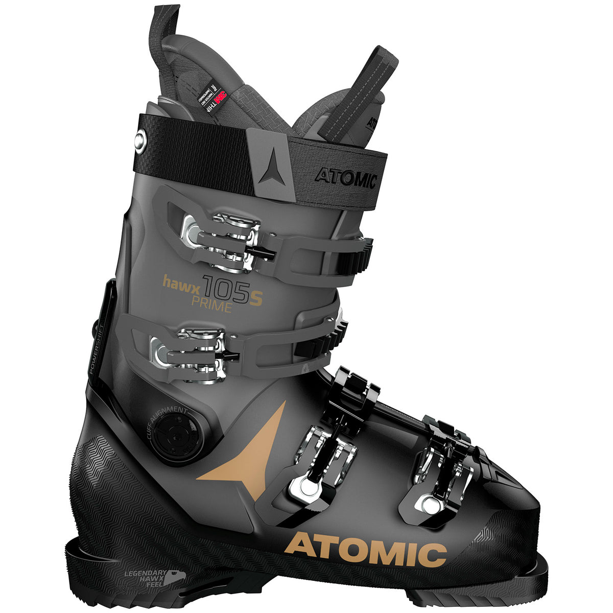 Atomic Hawx Prime 105 S W Ski Boots - Women's 2021 Black/Anthracite/Gold