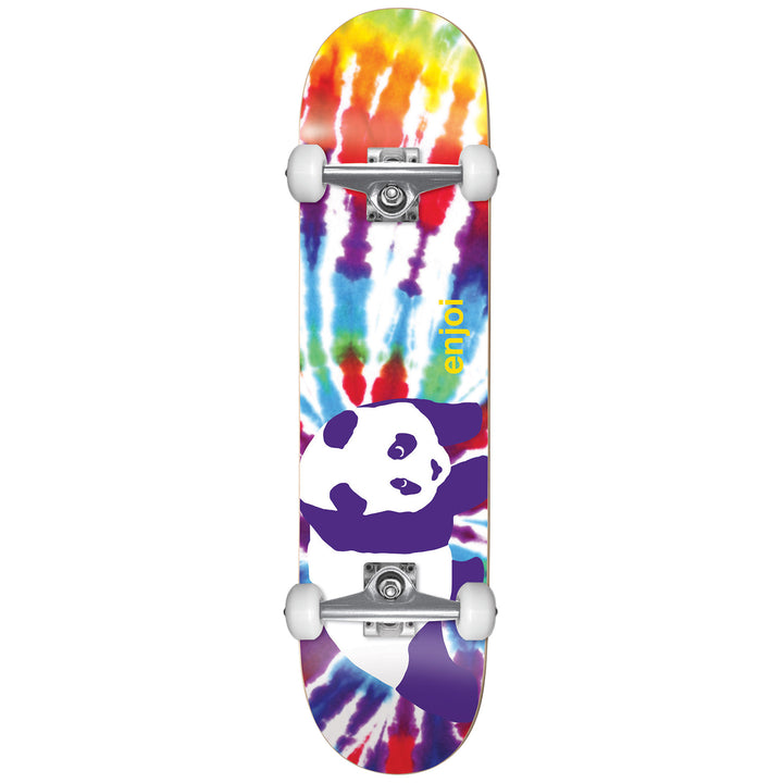Enjoi Tie Dye Youth FP 7.375 Skateboard Complete - Kids'