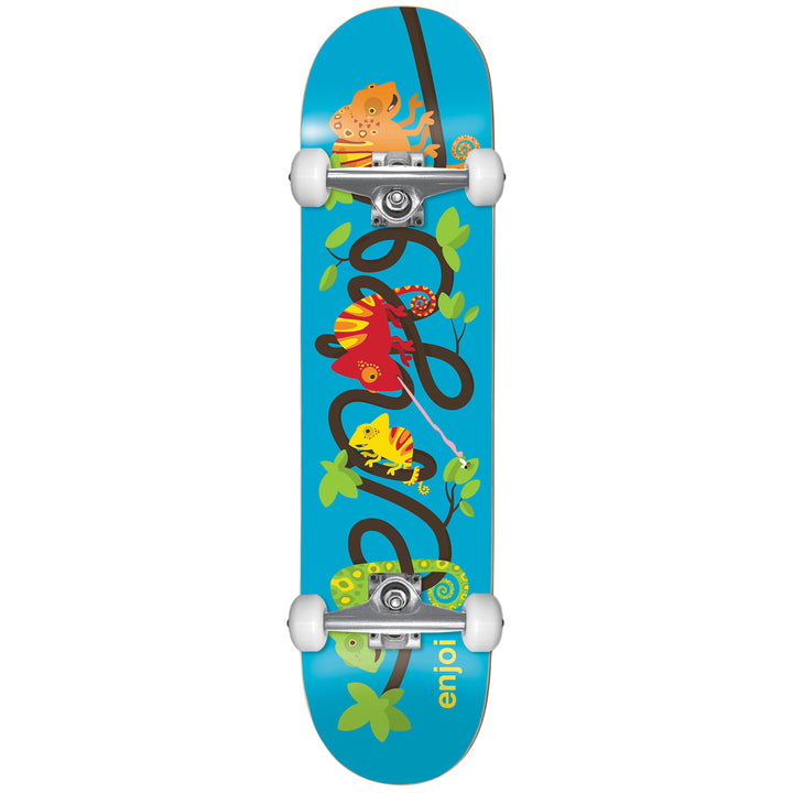 Enjoi Intertwinded Youth FP 7.25 Skateboard Complete - Kids'