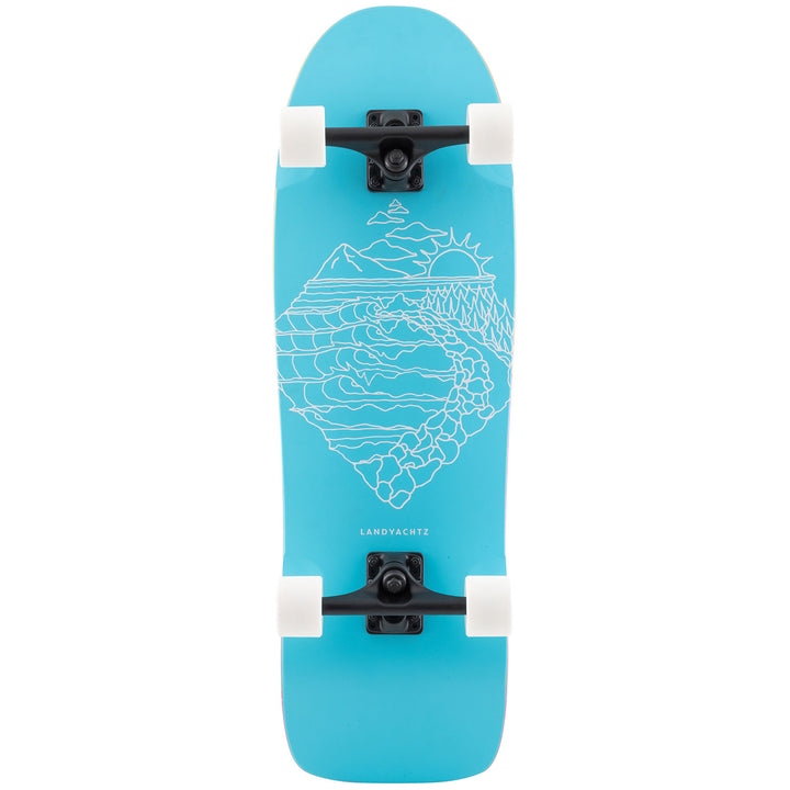 Landyachtz Ditch Life Coast Cruiser Skateboard Complete