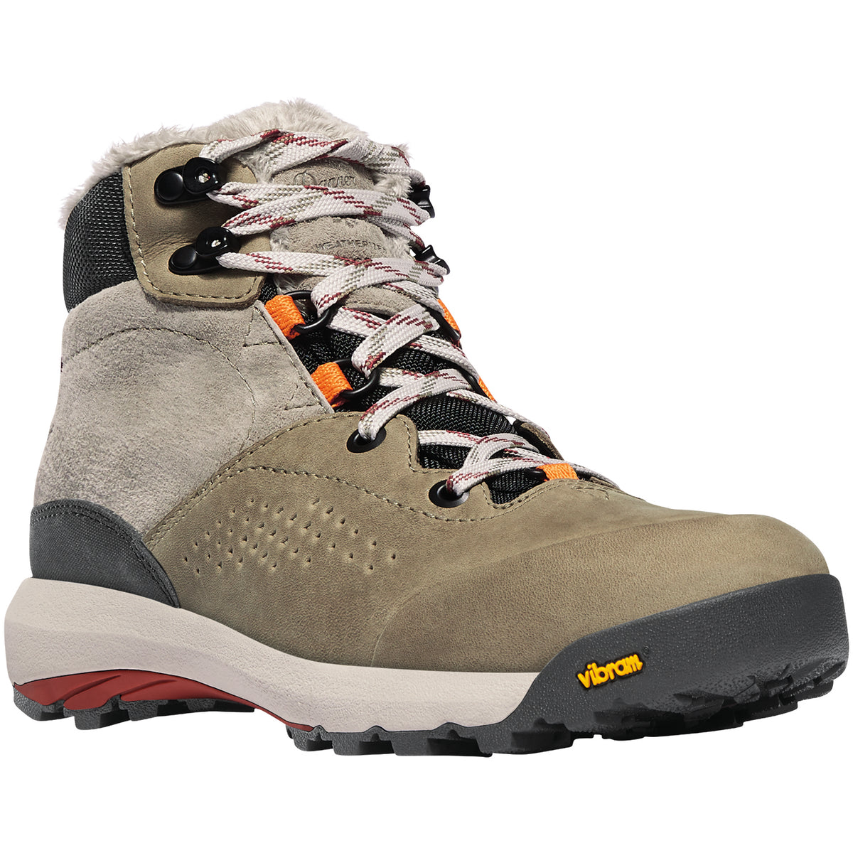 Danner Inquire Mid Boots - Women's Hazelwood/Tangerine/Red