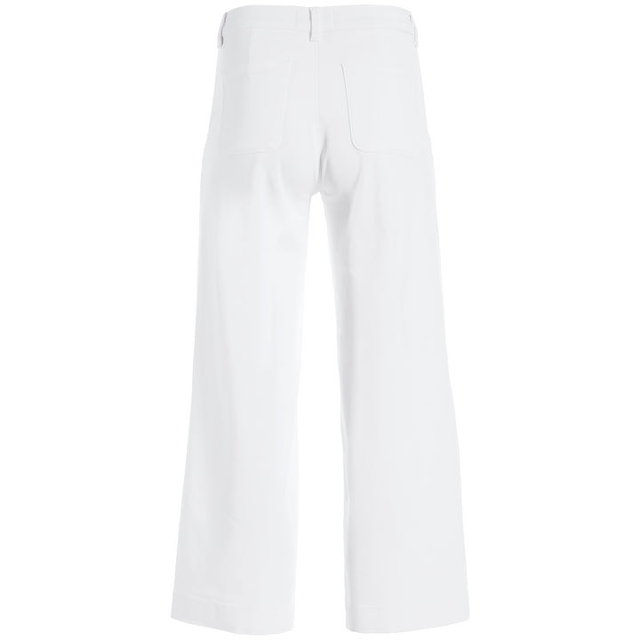 Dish Move Freely Wide-Leg Crop Pants - Women's White