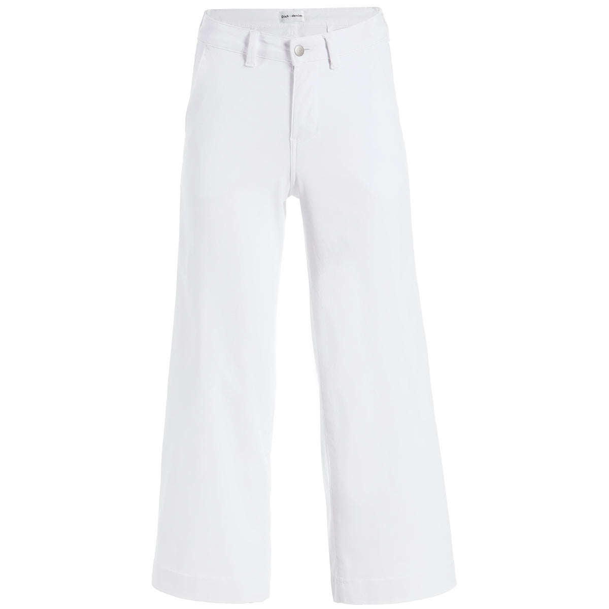 Dish Move Freely Wide-Leg Crop Pants - Women's White