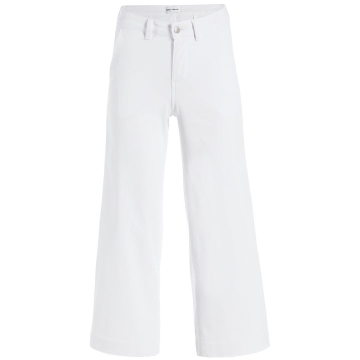 Dish Move Freely Wide-Leg Crop Pants - Women's White