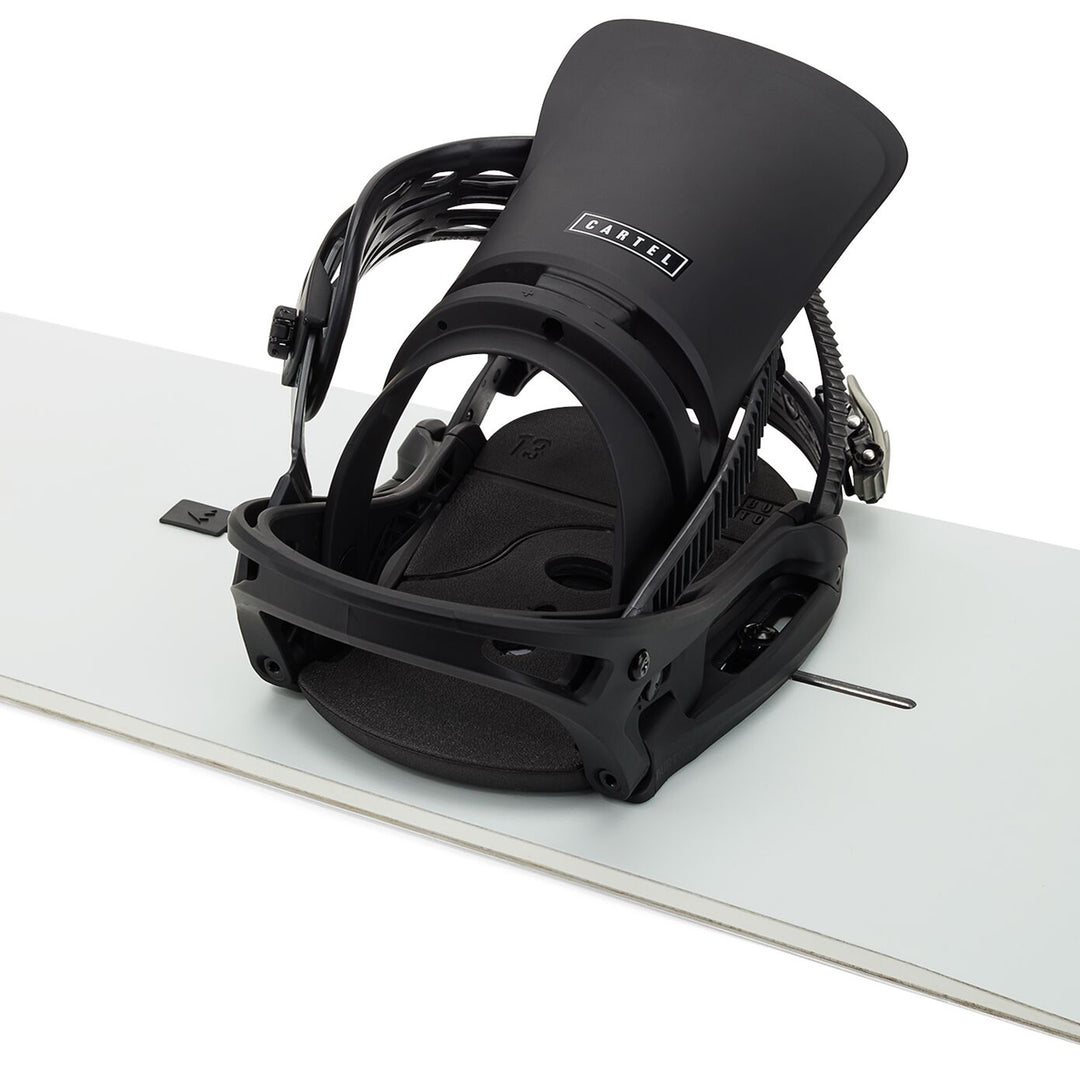 Burton Men's Cartel EST Snowboard Binding, Black, S Burton Men's Cartel EST Snowboard Binding, Black, S