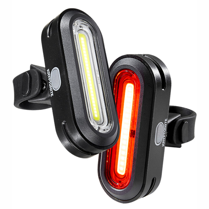 Kryptonite Avenue F-100 & R-50 COB Bike Light Set Black