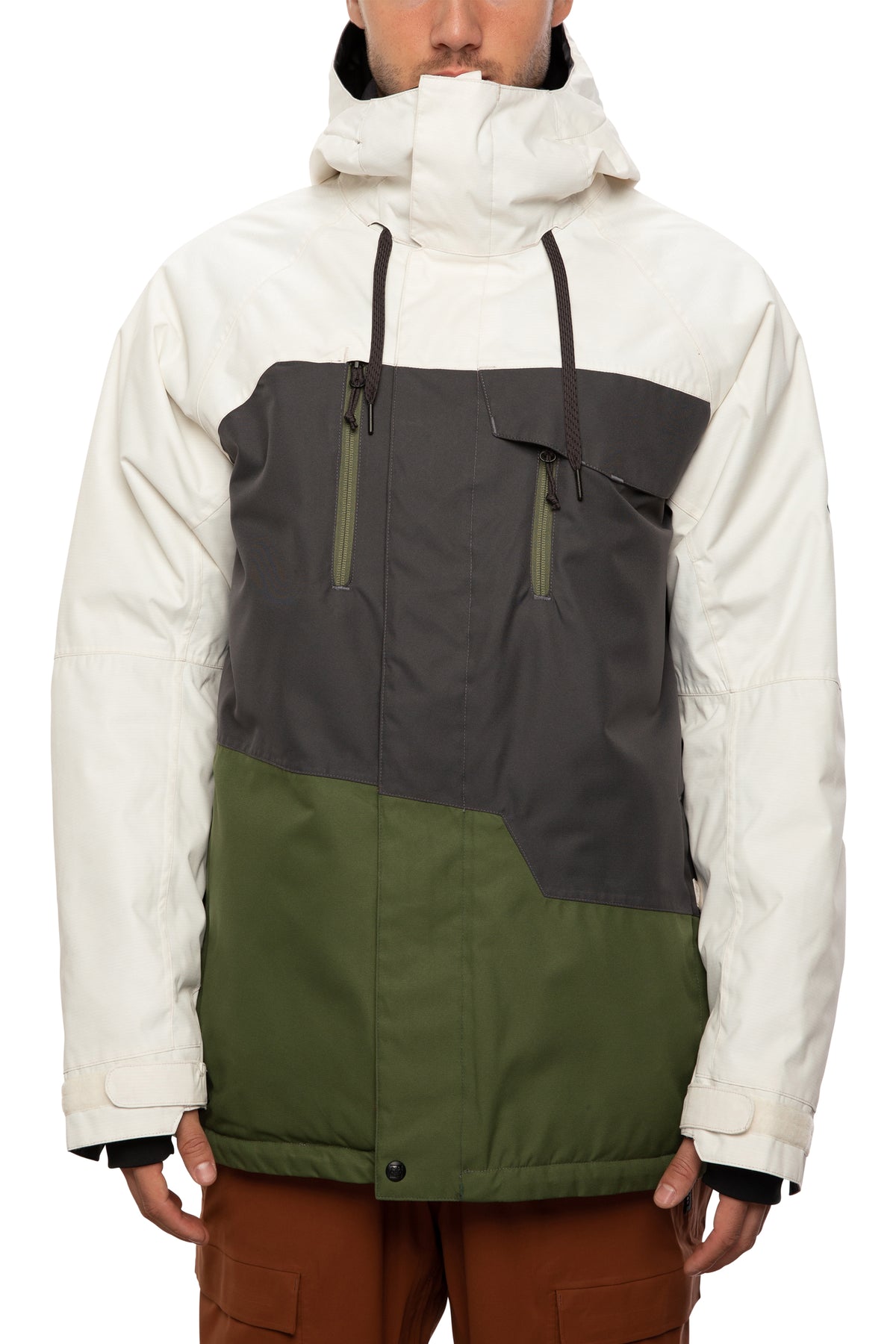 686 Geo Insulated Jacket Birch Wash Colorblock
