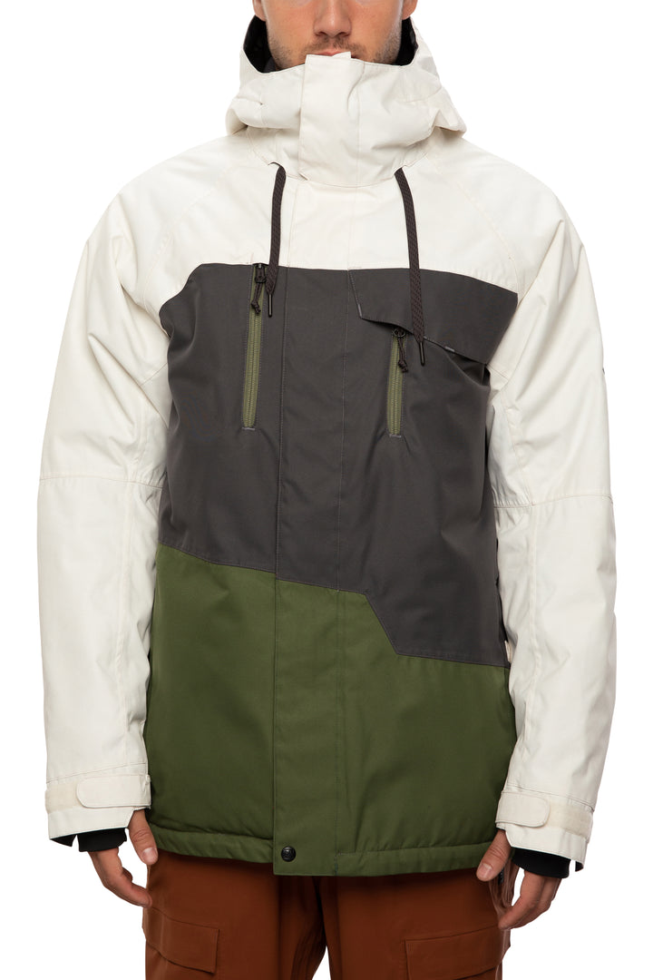 686 Geo Insulated Jacket Birch Wash Colorblock