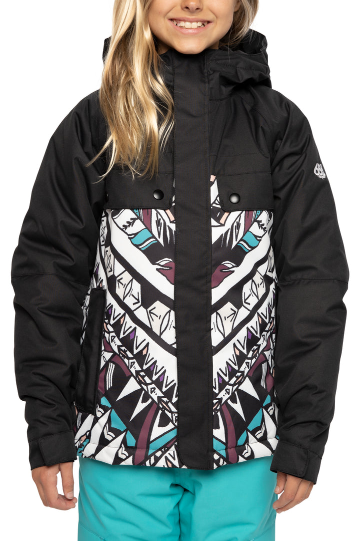 686 Dream Insulated Jacket - Girls' Tribe Colorblock