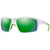 Smith Hookshot Sunglasses Matte White/ChromaPop Polarized Green Mirror