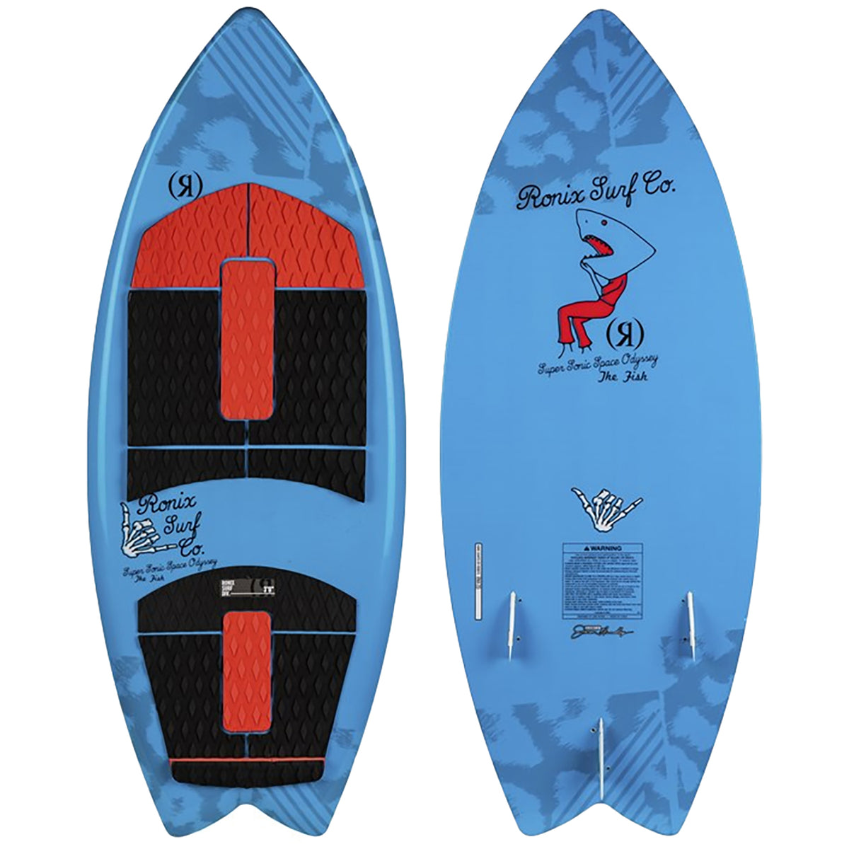 Ronix Super Sonic Space Odyssey Fish Wakesurf Board - Blem - Kids' 2020