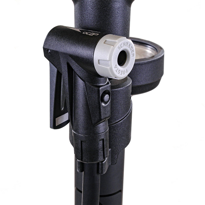 Serfas FP-T3 Air Force Tier Three Floor Pump Matte Black
