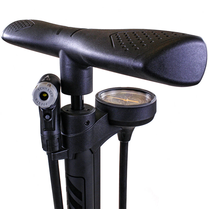 Serfas FP-T3 Air Force Tier Three Floor Pump Matte Black