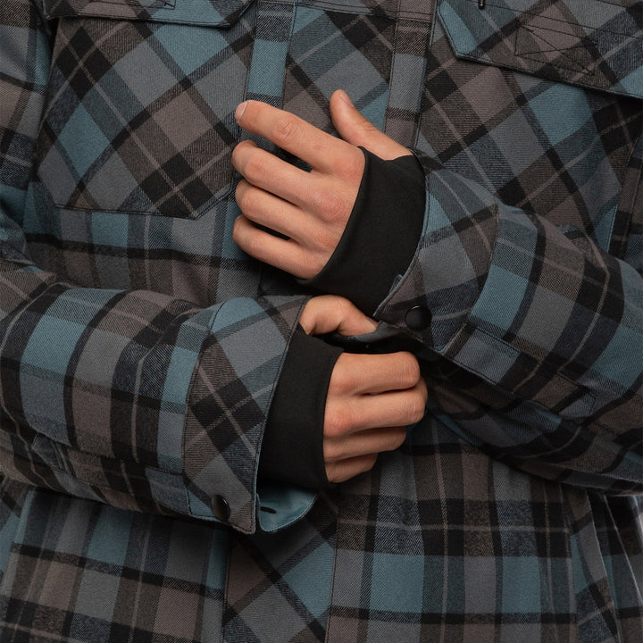 686 Woodland Insulated Jacket Goblin Blue Plaid