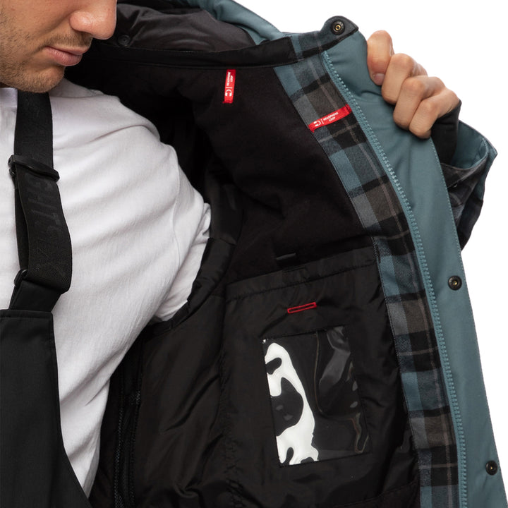 686 Woodland Insulated Jacket Goblin Blue Plaid