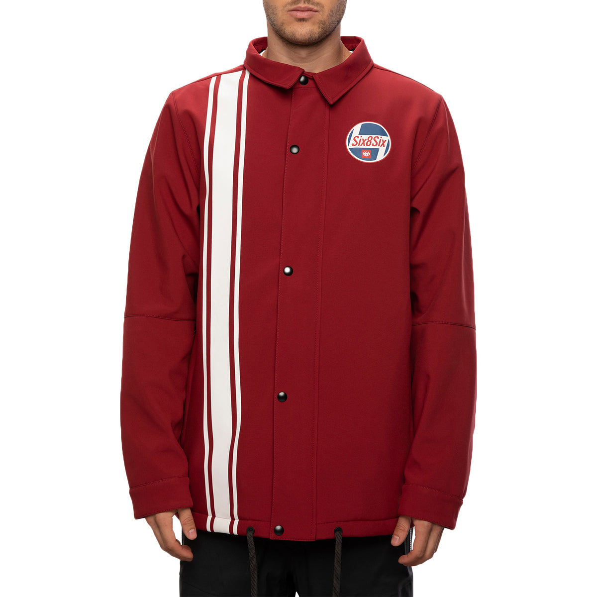 686 Waterproof Coaches Jacket Oxblood