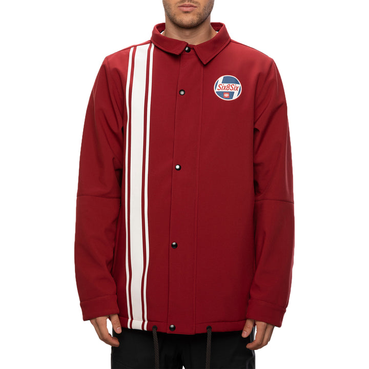 686 Waterproof Coaches Jacket Oxblood