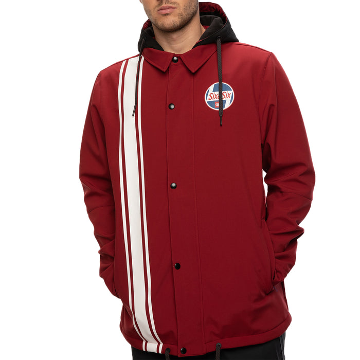 686 Waterproof Coaches Jacket Oxblood