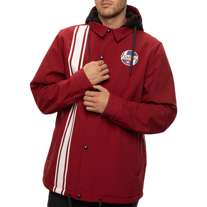 686 Waterproof Coaches Jacket Oxblood
