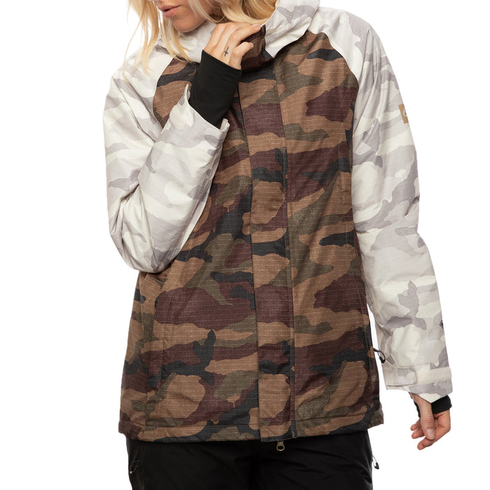 686 GLCR GORE-TEX Whitney Insulated Jacket - Women's Dark Camo Colorblock