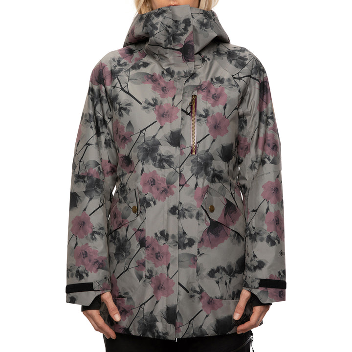 686 GLCR GORE-TEX Moonlight Insulated Jacket - Women's Charcoal X-Ray