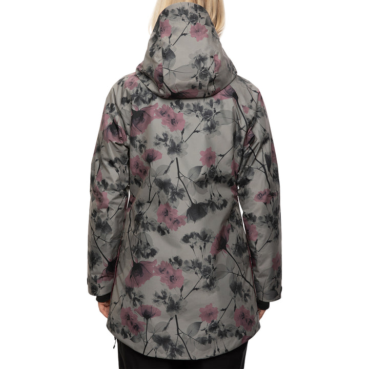 686 GLCR GORE-TEX Moonlight Insulated Jacket - Women's Charcoal X-Ray