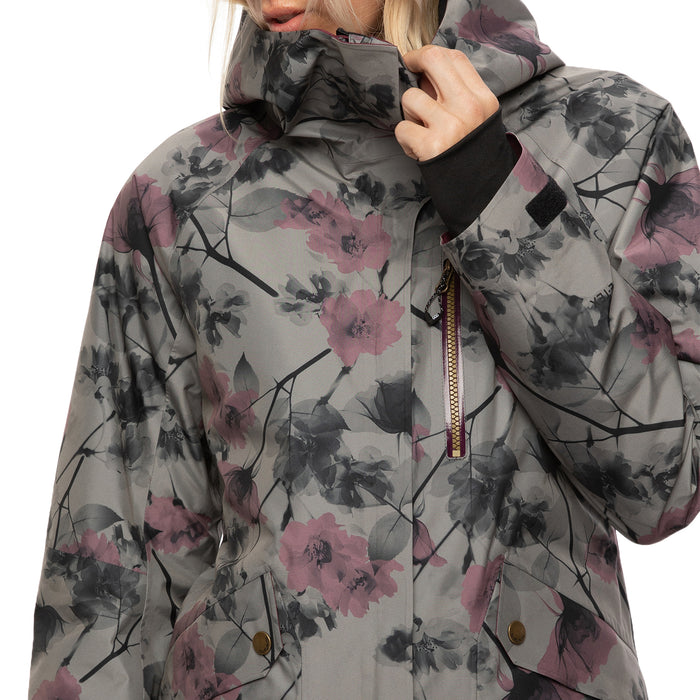 686 GLCR GORE-TEX Moonlight Insulated Jacket - Women's Charcoal X-Ray
