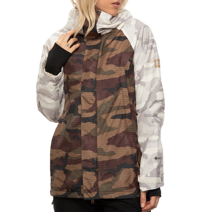 686 GLCR GORE-TEX Whitney Insulated Jacket - Women's Dark Camo Colorblock