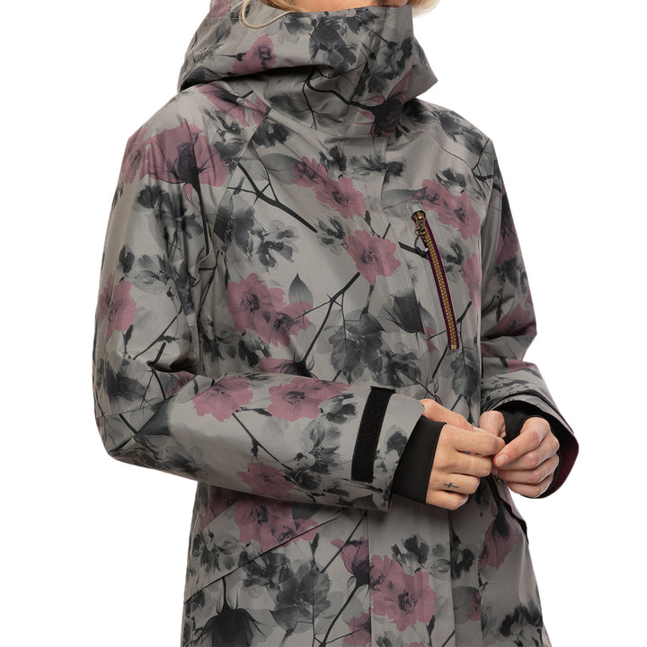 686 GLCR GORE-TEX Moonlight Insulated Jacket - Women's Charcoal X-Ray