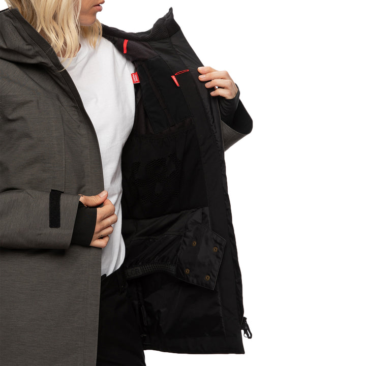 686 GLCR Mantra Insulated Jacket - Women's Charcoal Heather