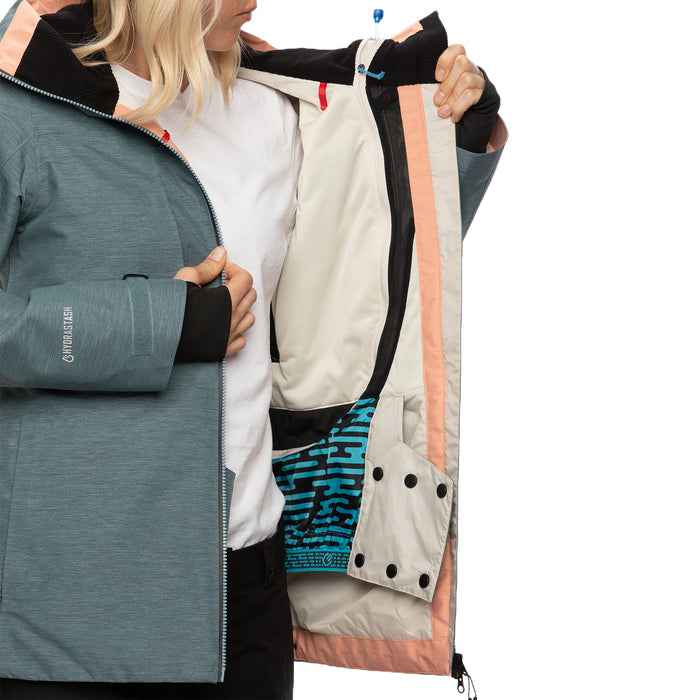 686 GLCR Hydrastash Oasis Insulated Jacket - Women's Goblin Blue Heather
