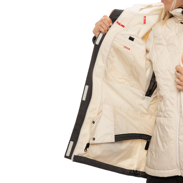 686 SMARTY Spellbound Jacket - Women's Birch Diamond Texture
