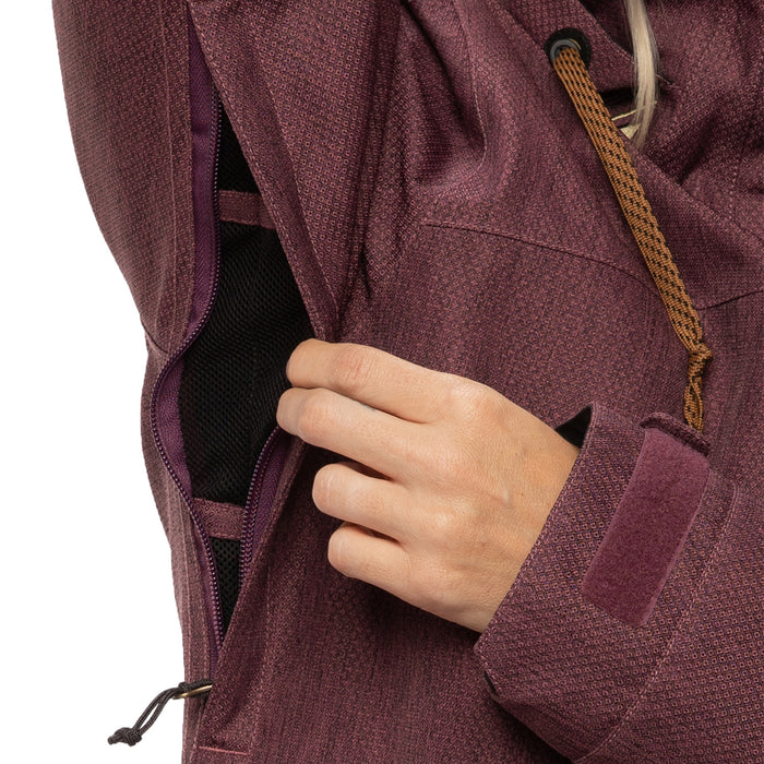 686 SMARTY Spellbound Jacket - Women's Plum Diamond Texture