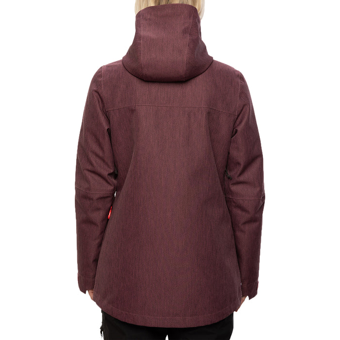 686 SMARTY Spellbound Jacket - Women's Plum Diamond Texture