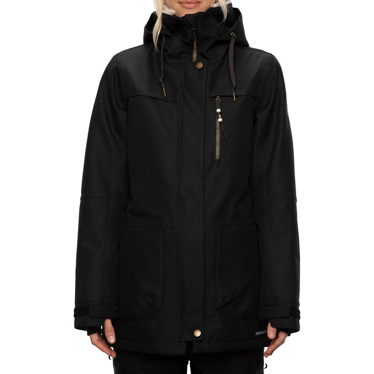 686 Spirit Insulated Jacket - Women's Black Diamond Texture