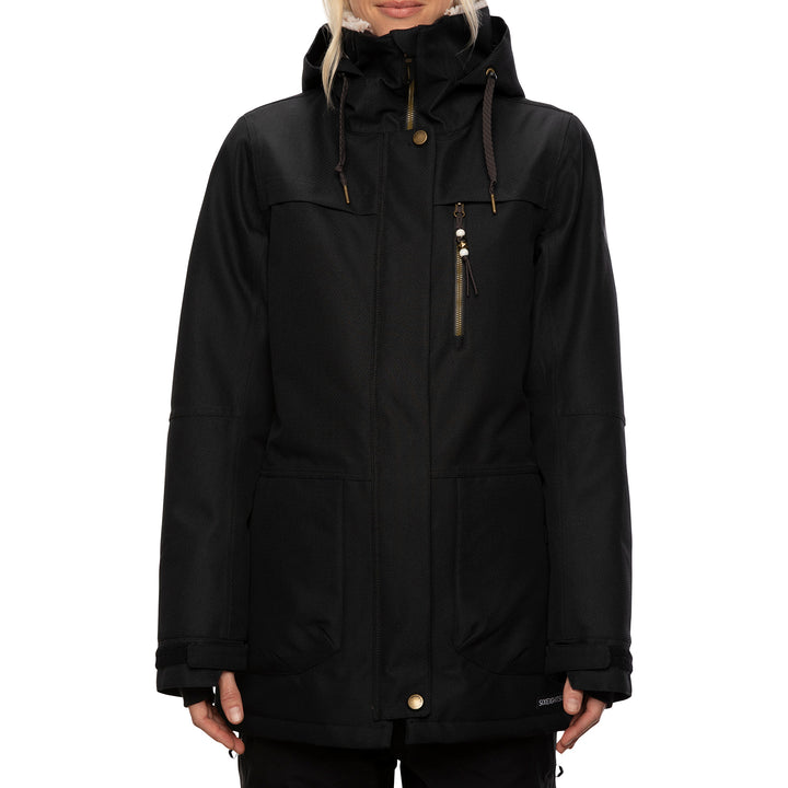 686 Spirit Insulated Jacket - Women's Black Diamond Texture