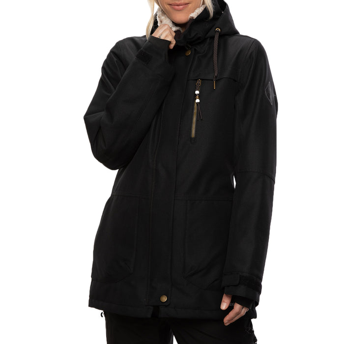 686 Spirit Insulated Jacket - Women's Black Diamond Texture