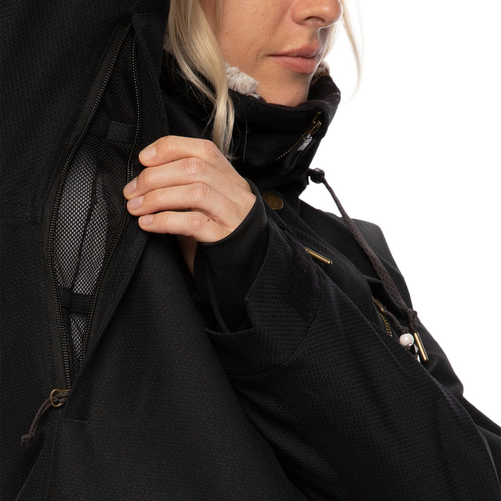 686 Spirit Insulated Jacket - Women's Black Diamond Texture