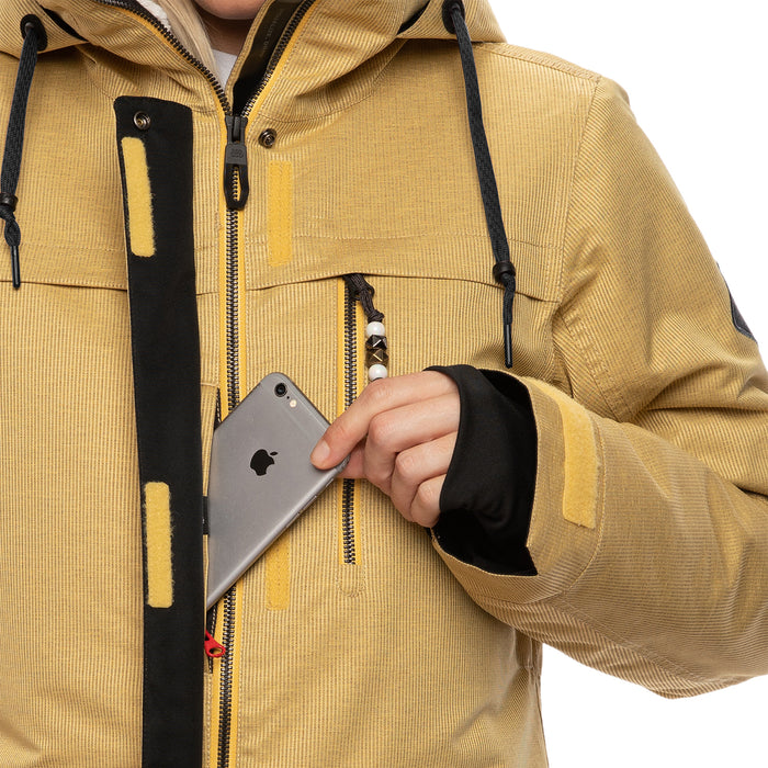 686 Spirit Insulated Jacket - Women's Curry Stripe