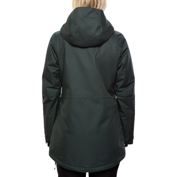 686 Aeon Insulated Jacket - Women's Dark Spruce Satin Dobby