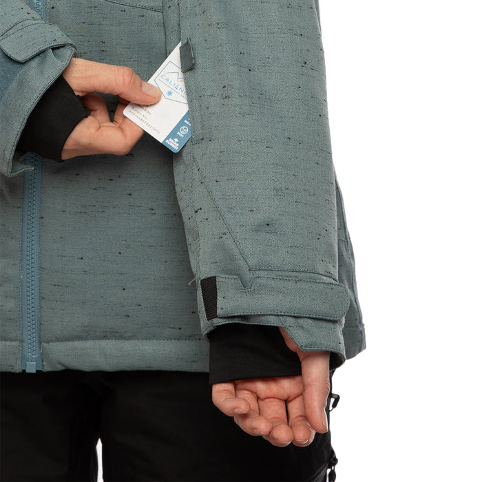 686 Rumor Insulated Jacket - Women's Goblin Blue Slub