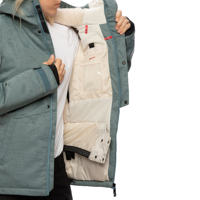 686 Rumor Insulated Jacket - Women's Goblin Blue Slub