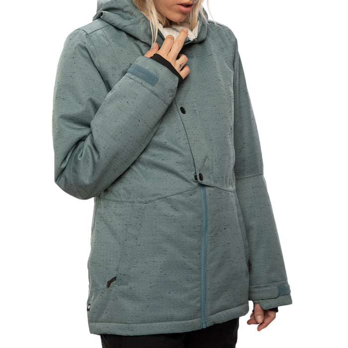 686 Rumor Insulated Jacket - Women's Goblin Blue Slub