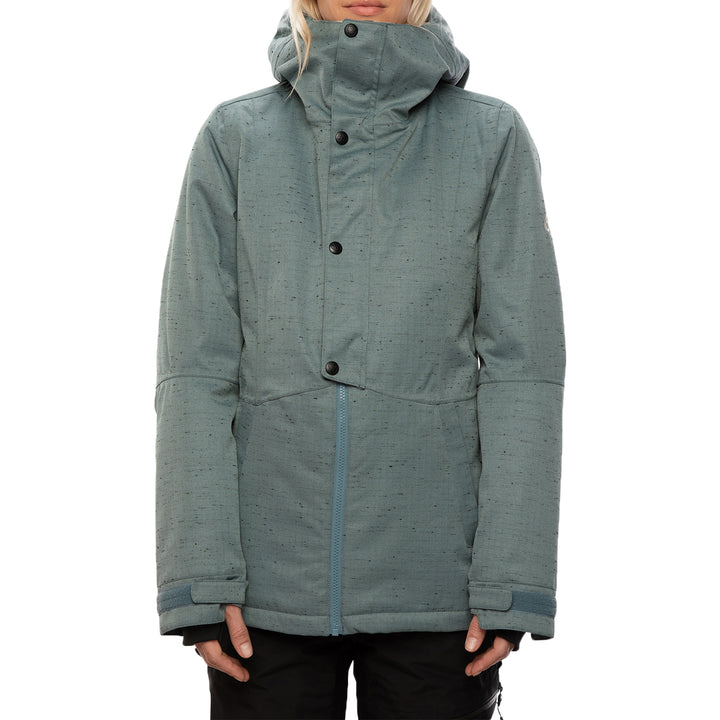 686 Rumor Insulated Jacket - Women's Goblin Blue Slub