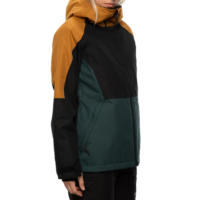 686 Lightbeam Insulated Jacket - Women's Golden Brown Colorblock